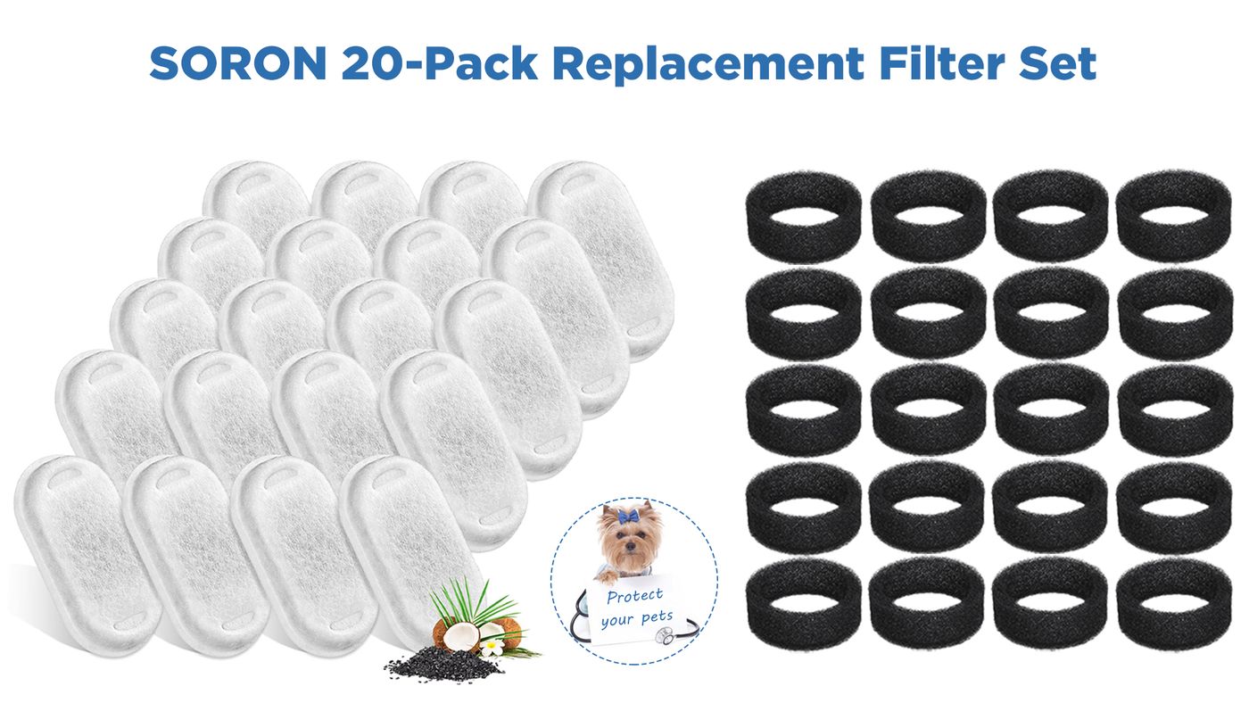 SORON Cat Fountain Filters